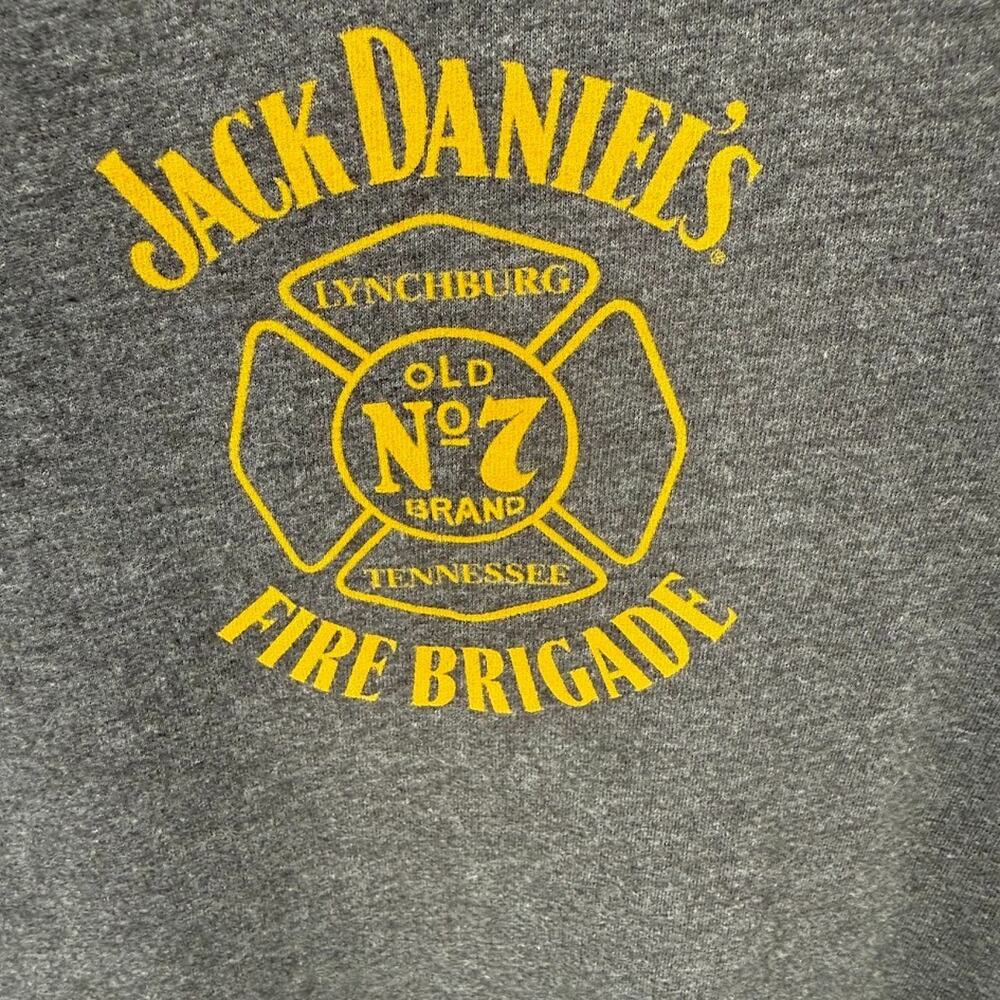 Jack Daniel’s Men’s XXL Fire Brigade TN Graphic T Shirt Gray Whiskey Tee - Picture 3 of 6